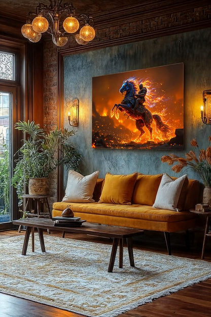 Art Print Aquila Vision AI - Infernal Rider