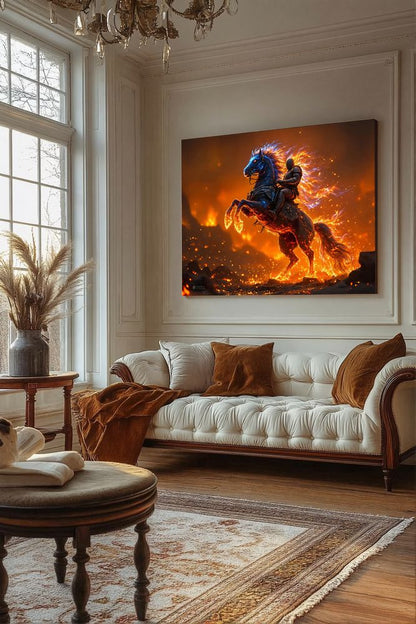 Art Print Aquila Vision AI - Infernal Rider