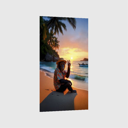 Art Print Kraurart AI - Ape-solute Paradise