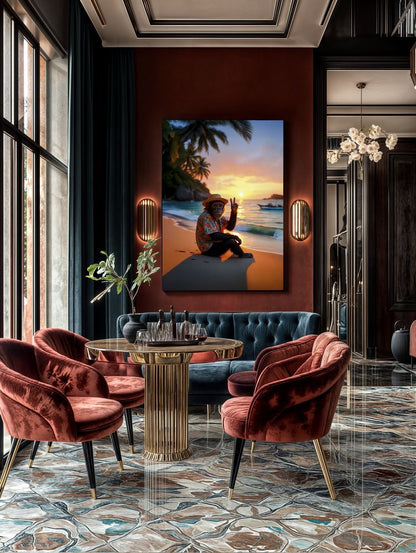 Art Print Kraurart AI - Ape-solute Paradise