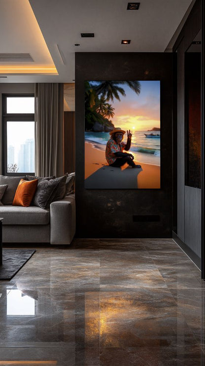 Art Print Kraurart AI - Ape-solute Paradise