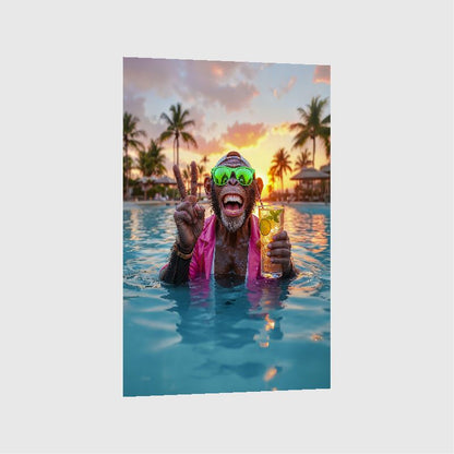 Art Print Kraurart AI - Tropical Tranquility
