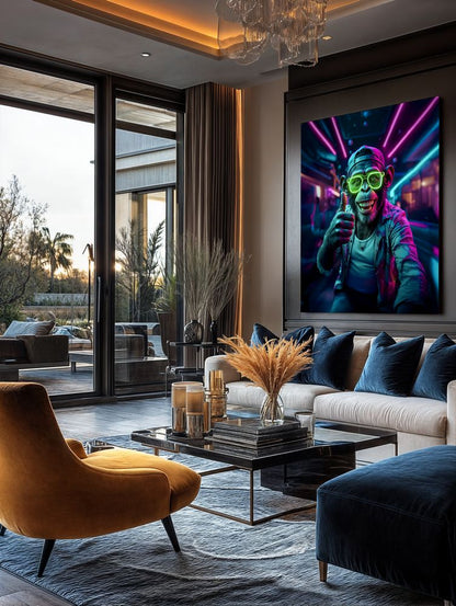 Art Print Kraurart AI - Sunset Shenanigans