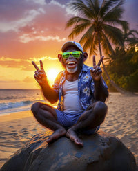 Art Print Kraurart AI - Chillin' with Nature