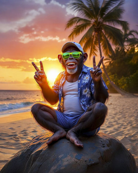 Art Print Kraurart AI - Chillin' with Nature