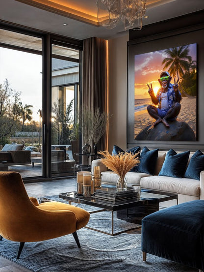 Art Print Kraurart AI - Chillin' with Nature