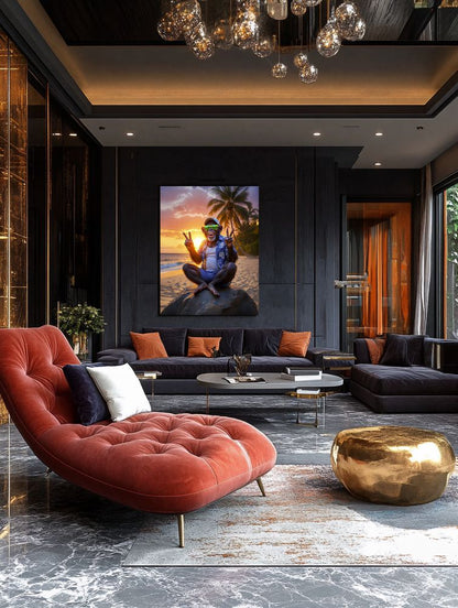 Art Print Kraurart AI - Chillin' with Nature