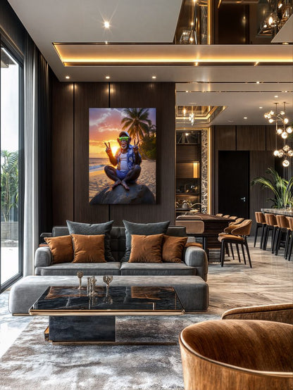 Art Print Kraurart AI - Chillin' with Nature