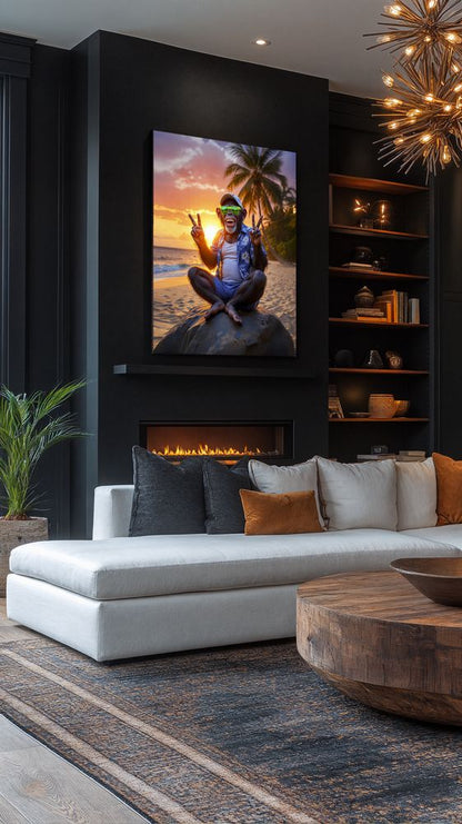 Art Print Kraurart AI - Chillin' with Nature
