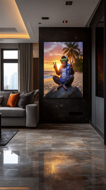 Art Print Kraurart AI - Chillin' with Nature