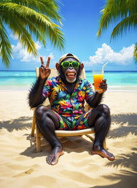 Art Print Kraurart AI - Palm Peace