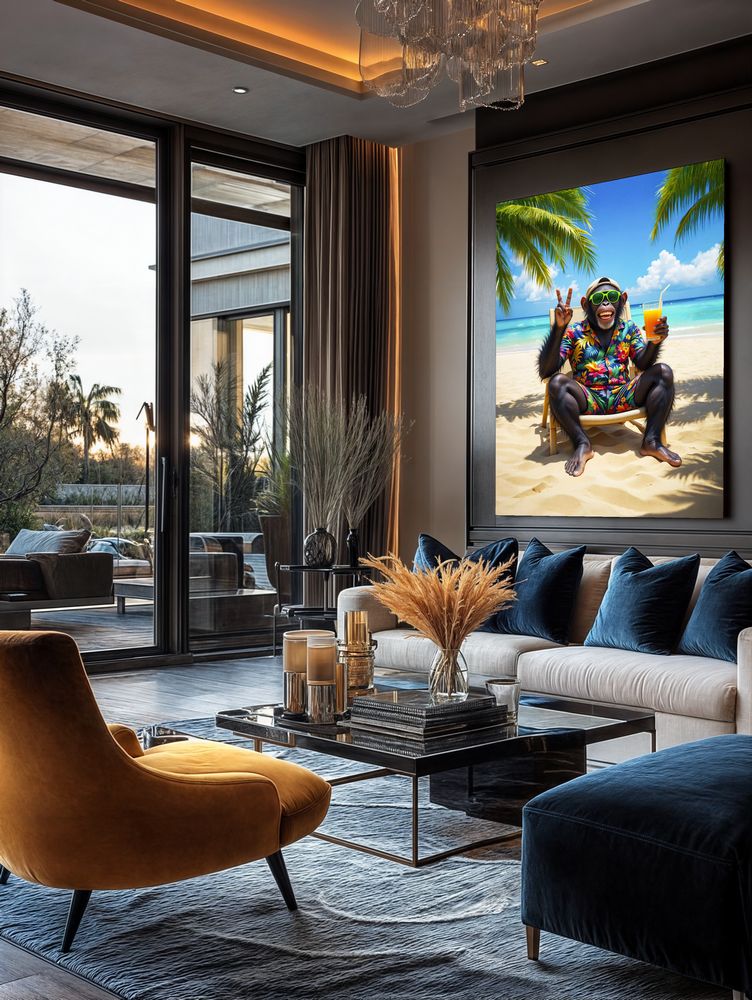 Art Print Kraurart AI - Palm Peace
