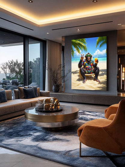 Art Print Kraurart AI - Palm Peace