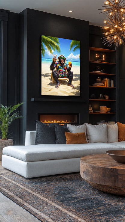 Art Print Kraurart AI - Palm Peace