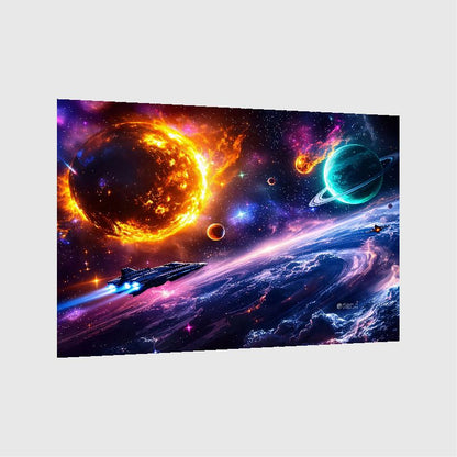Art Print Aquila Vision AI - Cosmic Convergence