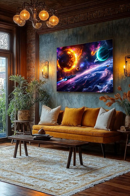 Art Print Aquila Vision AI - Cosmic Convergence