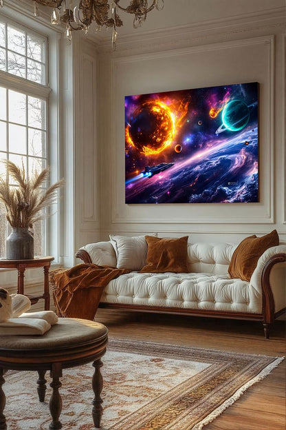 Art Print Aquila Vision AI - Cosmic Convergence