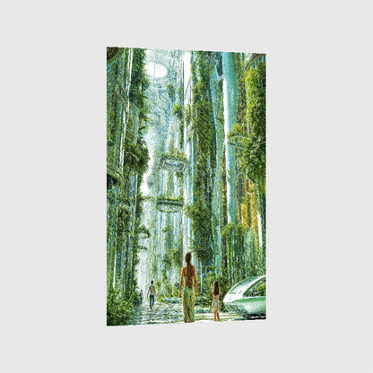 Art Print Existence Games - Ecobrutalism