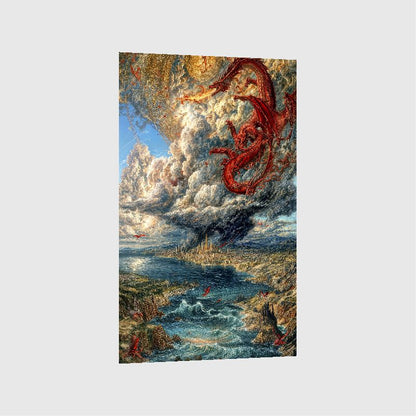 Art Print Existence Games - Land of Dragons