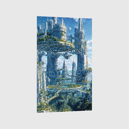 Art Print Existence Games - Lands of Future