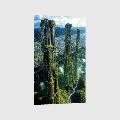 Art Print Existence Games - Pillars of Tomorrow
