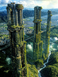 Art Print Existence Games - Pillars of Tomorrow