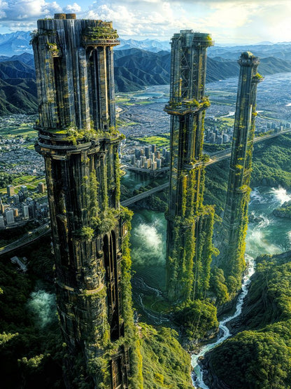 Art Print Existence Games - Pillars of Tomorrow