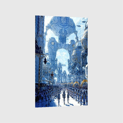 Art Print Existence Games - Planet of Machines Existence