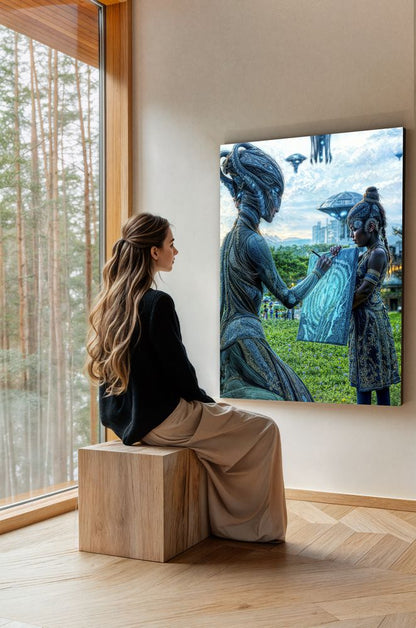 Art Print Existence Games - The Universality of Art