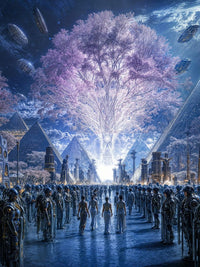 Art Print Existence Games - Tree of Life