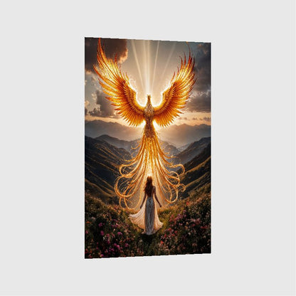 Art Print BeastiVerse AI - Rise of the Phoenix