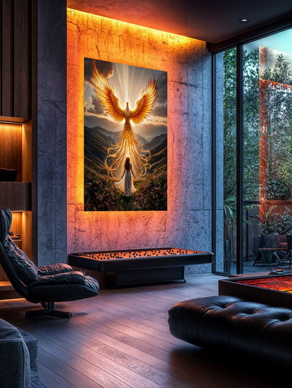 Art Print BeastiVerse AI - Rise of the Phoenix