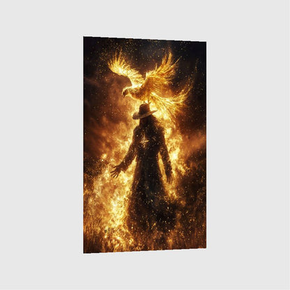 Art Print BeastiVerse AI - The Phoenix Prophecy