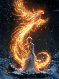 Art Print BeastiVerse AI - Phoenix Nexus
