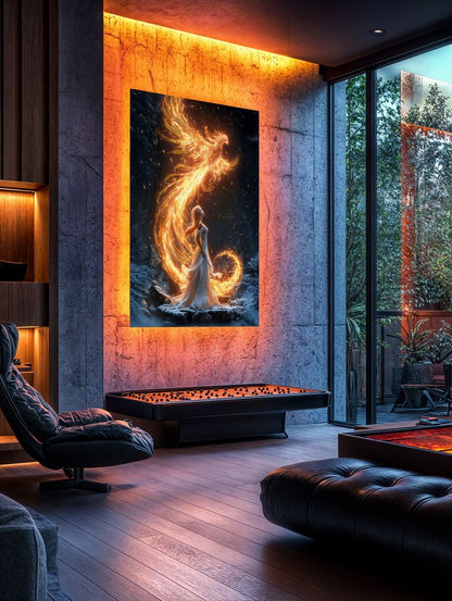 Art Print BeastiVerse AI - Phoenix Nexus