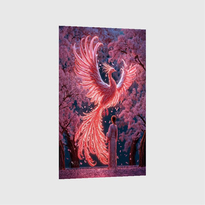 Art Print BeastiVerse AI - Flight of the Phoenix