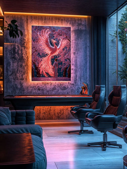 Art Print BeastiVerse AI - Flight of the Phoenix