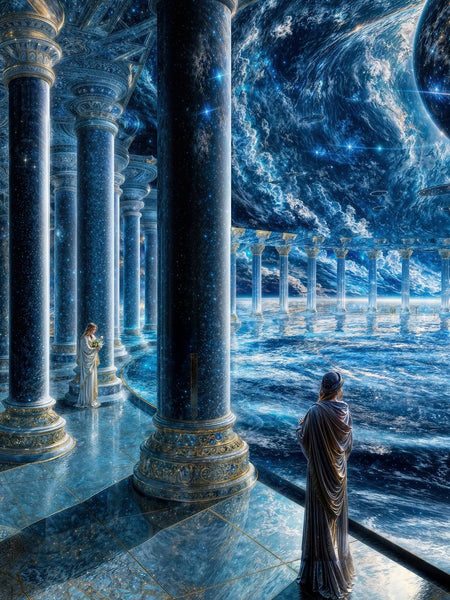 Art Print Existence Games - The Astral Colonnade