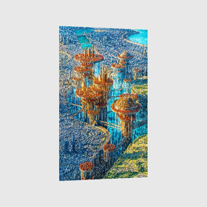 Art Print Existence Games - Humanity Peak