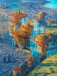 Art Print Existence Games - Humanity Peak