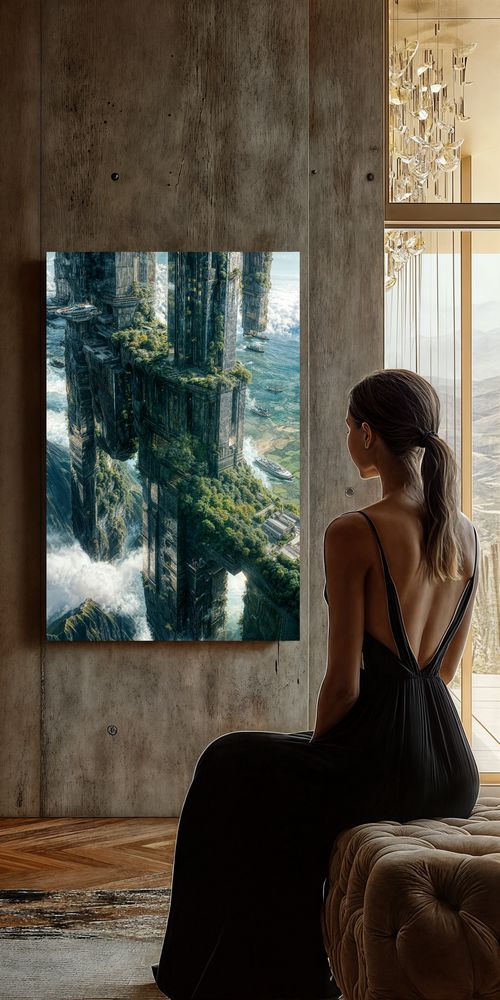 Art Print Existence Games - Pillars of Existence