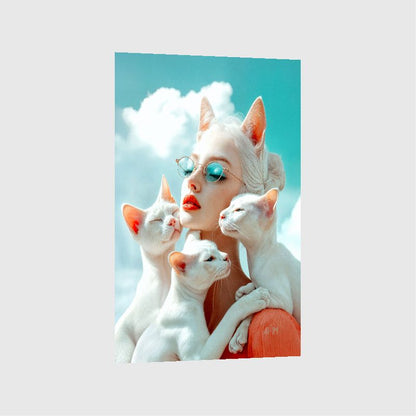 Art Print Irina Malina - Purrfect Harmony