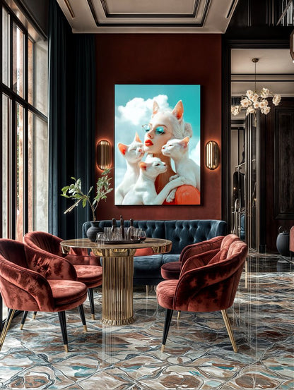 Art Print Irina Malina - Purrfect Harmony