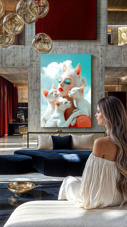 Art Print Irina Malina - Purrfect Harmony