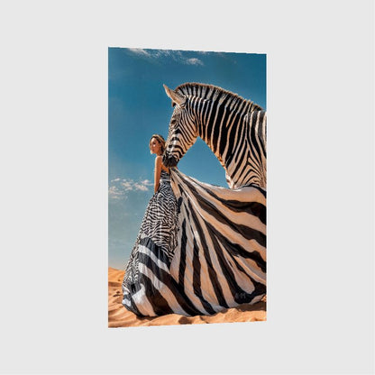 Art Print Irina Malina - Daughter of Zebra