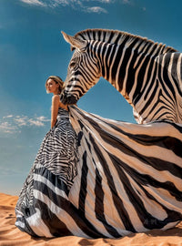 Art Print Irina Malina - Daughter of Zebra