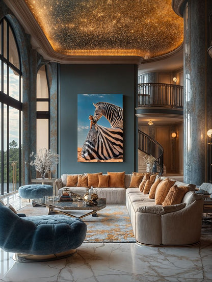 Art Print Irina Malina - Daughter of Zebra