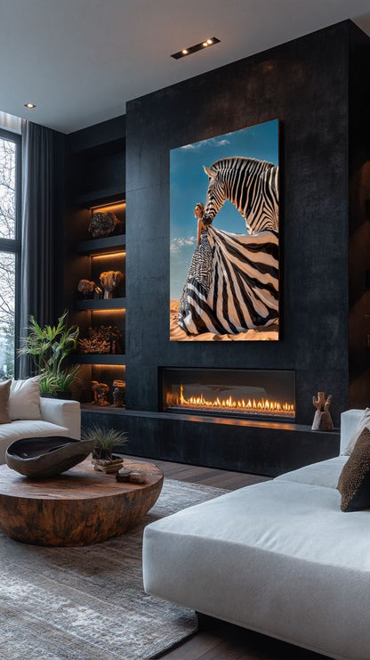 Art Print Irina Malina - Daughter of Zebra