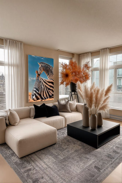 Art Print Irina Malina - Daughter of Zebra