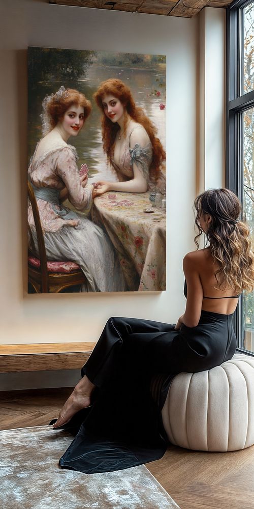 Art Print Zulfiia Ermakova - The Language of Ladies